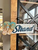 Strand bordje beach thema, Ophalen, Zo goed als nieuw
