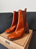 ASOS Design Bruine Croco Laarzen - Maat 41 - Nieuw!, Bruin, Lage of Enkellaarzen, Nieuw, Ophalen of Verzenden