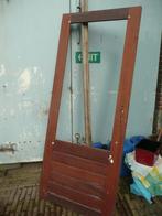 Meranti achterdeur , verandadeur, Ophalen, Gebruikt, 80 tot 100 cm, Buitendeur