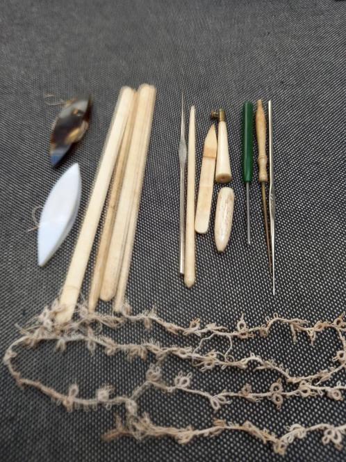Haaknaalden en frivolité materialen e.a., Hobby en Vrije tijd, Naaien en Fournituren, Gebruikt, Garen of Naald(en), Ophalen of Verzenden