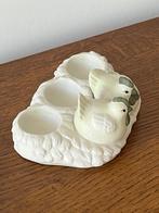 Eierschaal met kippen keramiek, Gebruikt, Porselein of Keramiek, Schaal, Ophalen of Verzenden