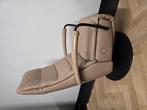 Prominent relax stoel fauteuil creme leer topswing handmatig, Huis en Inrichting, Fauteuils, Minder dan 75 cm, Leer, Ophalen of Verzenden