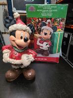 Honderd procent gaaf micky mouse in kerststijl, Ophalen of Verzenden, Mickey Mouse, Zo goed als nieuw, Beeldje of Figuurtje