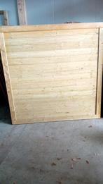 2 Hillhout geïmpregneerde schuttingpaneel 180x180cm nieuw, Tuin en Terras, Ophalen, ., Nieuw, .