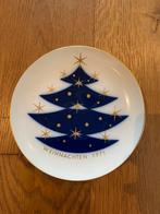 Oud kerstbordje van porselein 1971, Antiek en Kunst, Ophalen of Verzenden