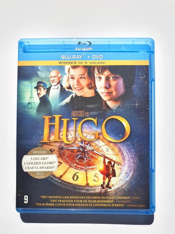 Hugo (Blu-ray + DVD), Cd's en Dvd's, Blu-ray, Zo goed als nieuw, Avontuur, Ophalen of Verzenden