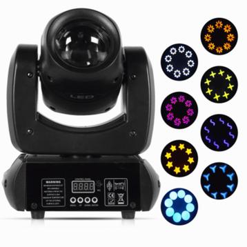DJLicht 130W Beam movinghead met 9 gobo's beschikbaar voor biedingen