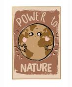 Kinderposter Power to Nature 50 x 70 cm Studio Loco, .., .., Nieuw, Ophalen of Verzenden
