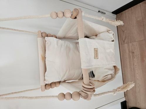 Kidaboo baby beige schommel met schommelmontageset, Kinderen en Baby's, Speelgoed | Buiten | Speeltoestellen, Gebruikt, Schommel