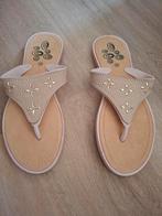 Zalm kleurige teenslippers, Zo goed als nieuw, Roze, Ophalen, Slippers