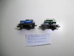2 tankbenzine wagons 1 x fleischmann en 1 x ravirossi, Ophalen of Verzenden, Zo goed als nieuw, Fleischmann