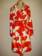 Frans Molenaar C & A maat 36/38 trenchcoat tussenjas bloemen, Frans Molenaar, Verzenden, Zo goed als nieuw, Maat 36 (S)