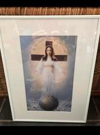 Onze Lieve Vrouwe, mooi gesigneerd met passe partout, Ophalen of Verzenden