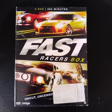 A4-2) Fast Racers box - 3 dvd  beschikbaar voor biedingen