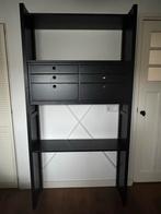 Lundia Kast - 2.7m hoog, 1.4m breed zwart, Huis en Inrichting, Kasten | Buffetkasten, Ophalen, Met plank(en), Gebruikt, 100 tot 150 cm