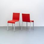 8 Vitra Maarten van Severen stoel Rood .03 stapelbaar, Huis en Inrichting, Gebruikt, Ophalen of Verzenden, Metaal, Vijf, Zes of meer stoelen