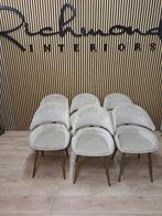 stoelen set 6 stuks khaki model Denny van Richmond Interiors, Nieuw, Vijf, Zes of meer stoelen, Richmond Interiors stoelen model Denny