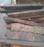 Hardhouten balken, Tuin en Terras, Palen, Balken en Planken, Gebruikt, Ophalen of Verzenden, Hardhout, Minder dan 180 cm