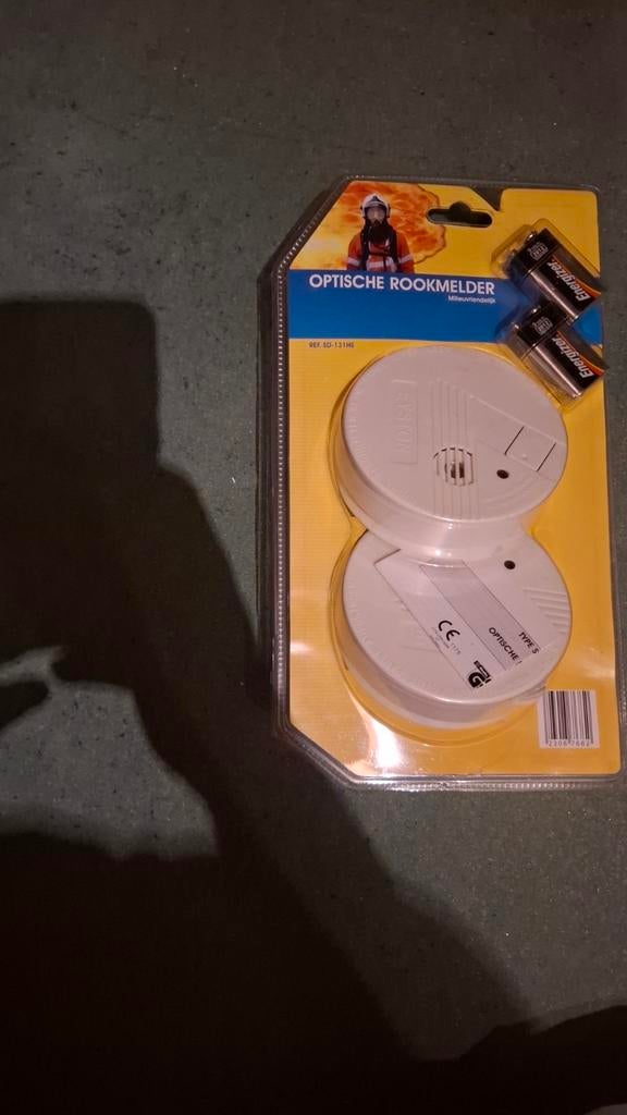 3x Optische Rookmelders - Nieuw in verpakking, Doe-het-zelf en Verbouw, Alarmsystemen, Ophalen of Verzenden