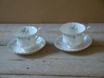 2 Kop-en-schotels, Engels, Royal Albert 'Memory Lane', heren, Antiek en Kunst, Antiek | Servies los, Ophalen of Verzenden