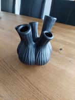Zwarte Countryfield Tulpenvaas - Zo Goed Als Nieuw, Huis en Inrichting, Woonaccessoires | Vazen, Zwart, Aardewerk of Porselein