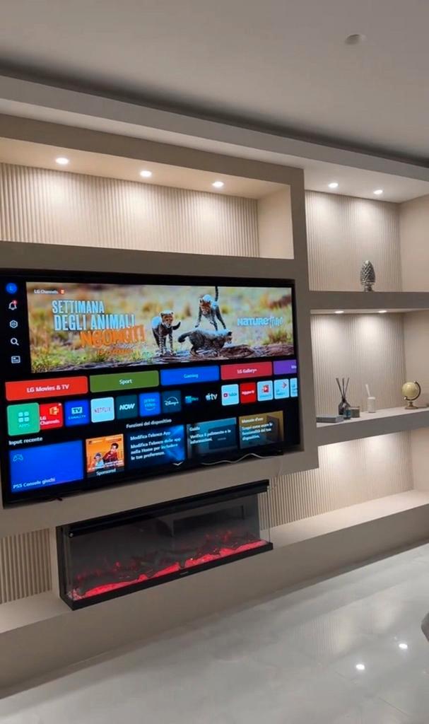 Cinewall koof stukadoor tegelzetter, Huis en Inrichting, Haarden, Elektrische haard, Ophalen of Verzenden