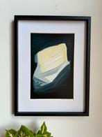 Kunst mid century moderm schilderij art painting abstract, Ophalen of Verzenden