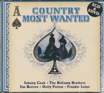 Country Most Wanted  2 cd's + 2 DVD's  beschikbaar voor biedingen