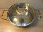 Fissler pan met glazen deksel, Ophalen of Verzenden, Gebruikt, Kookpan of Snelkookpan