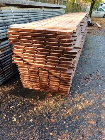 Zweeds rabat bruin geimpregneerd 120 stuks 540cm nr. 627 beschikbaar voor biedingen