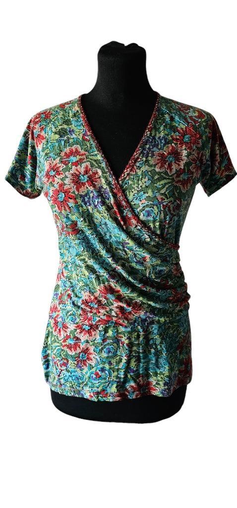 blauw tshirts van king louie maat m (7923), Kleding | Dames, Tops, Overige kleuren, Zonder mouw, Verzenden