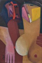 André Castinel schilderij in Picasso stijl, Antiek en Kunst, Ophalen of Verzenden