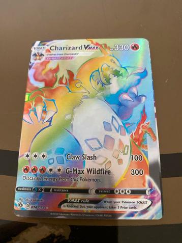 Charizard VMAX Rainbow - Pokémon Kaart beschikbaar voor biedingen