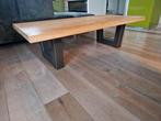 Massief eiken salontafel 140x71x40, Ophalen of Verzenden, Zo goed als nieuw