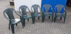Tuinstoelen merk Panther 5x te koop, Ophalen, Gebruikt, Kunststof