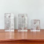 3 iittala KANDELAREN driehoek glas Arkipelago Timo Sarpaneva, Glas, Ophalen of Verzenden