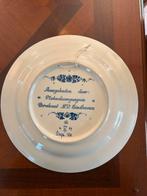 Delfs blauw schaal  bord  ophang voor muur, Huis en Inrichting, Woonaccessoires | Schalen en Manden, Ophalen, Rond, Glas