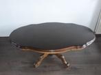 Antieke grote barok salontafel met rookglasplaat, Antiek en Kunst, Ophalen