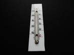 Een oude thermometer op wit porselein, Ophalen of Verzenden