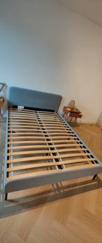 SLATTUM bedframe Ikea, Ophalen, Tweepersoons, 140 cm, Zo goed als nieuw