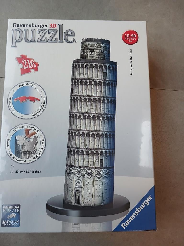 Nieuwe Ravensburger 3D Puzzel - Toren van Pisa, Ophalen of Verzenden, Minder dan 500 stukjes, Nieuw, Rubik's of 3D-puzzel
