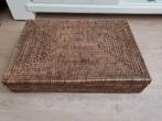 Grote rattan doos met deksel, Ophalen of Verzenden, Zo goed als nieuw, Riet