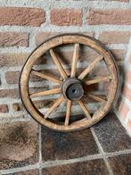Oude Houten kruiwagenwiel, Antiek en Kunst, Antiek | Overige Antiek, Ophalen