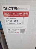 Duoten RVS Rookgasafvoerpijp 150/200mm - Nieuw, Ophalen, Nieuw, Rvs, Minder dan 2 meter