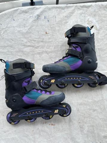 Rollerskates skeelers K2 maat 43,5 (lang 28cm) beschikbaar voor biedingen