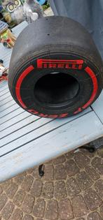 Kart band  met stikker pirelli er op rood stikker, Ophalen of Verzenden, Gebruikt, Kart