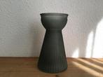Bollenvaasje , hyacint vaasje mat grijs.🪻, Huis en Inrichting, Woonaccessoires | Vazen, Zwart, Ophalen of Verzenden, Minder dan 50 cm