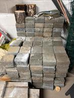 GRATIS 10m2 Terras klinkers. Grijs 14x14x7 cm, Tuin en Terras, Ophalen, Gebruikt, 5 tot 10 m², Beton