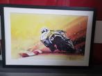 Jim van Overbeek motorsport, Met lijst, Rechthoekig Liggend, Ophalen of Verzenden, Zo goed als nieuw
