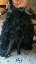 Mooie zwarte strapless trouwjurk, Kleding | Dames, Trouwkleding en Trouwaccessoires, Zo goed als nieuw, Zwart, Ophalen